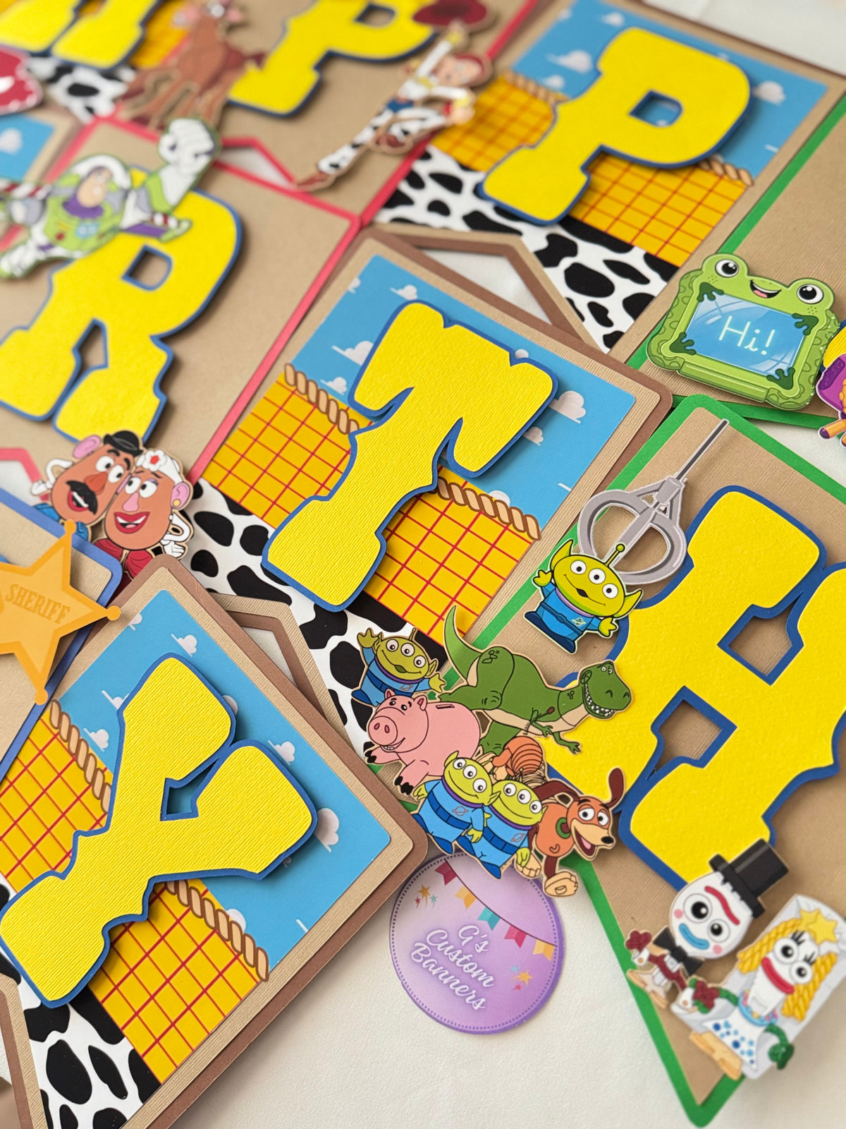 Toys Happy Birthday Banner