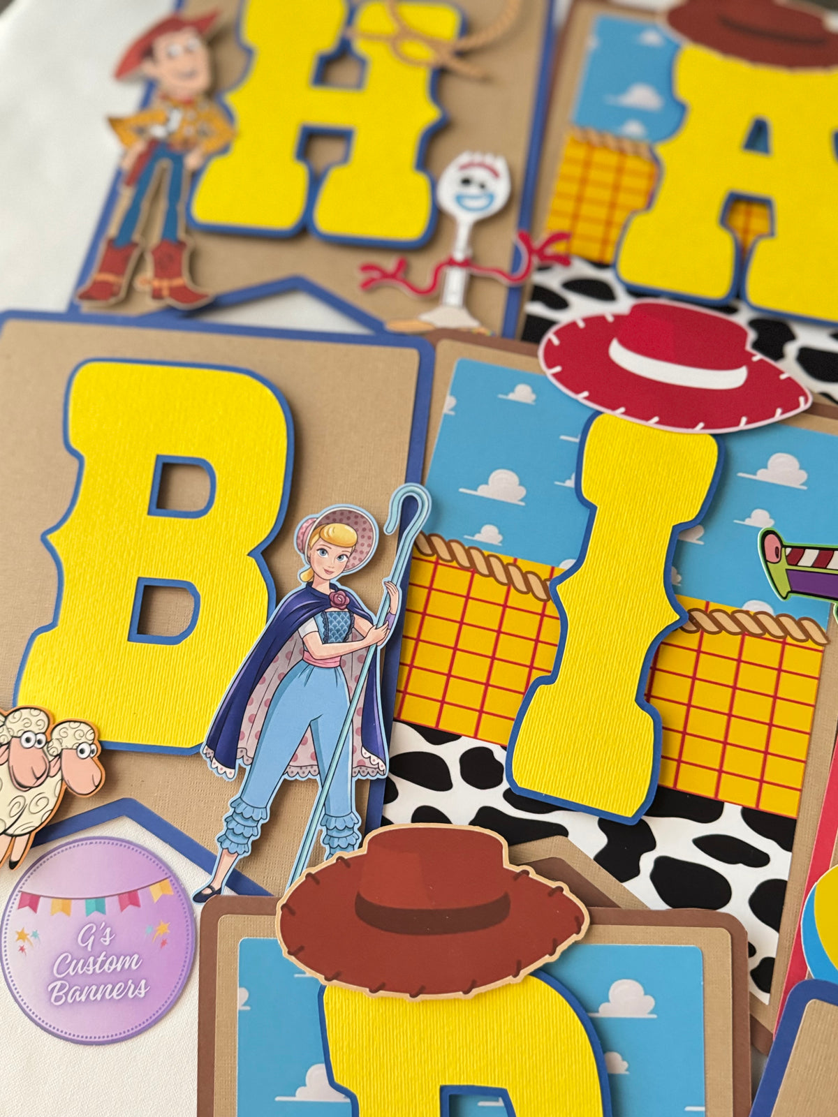 Toys Happy Birthday Banner