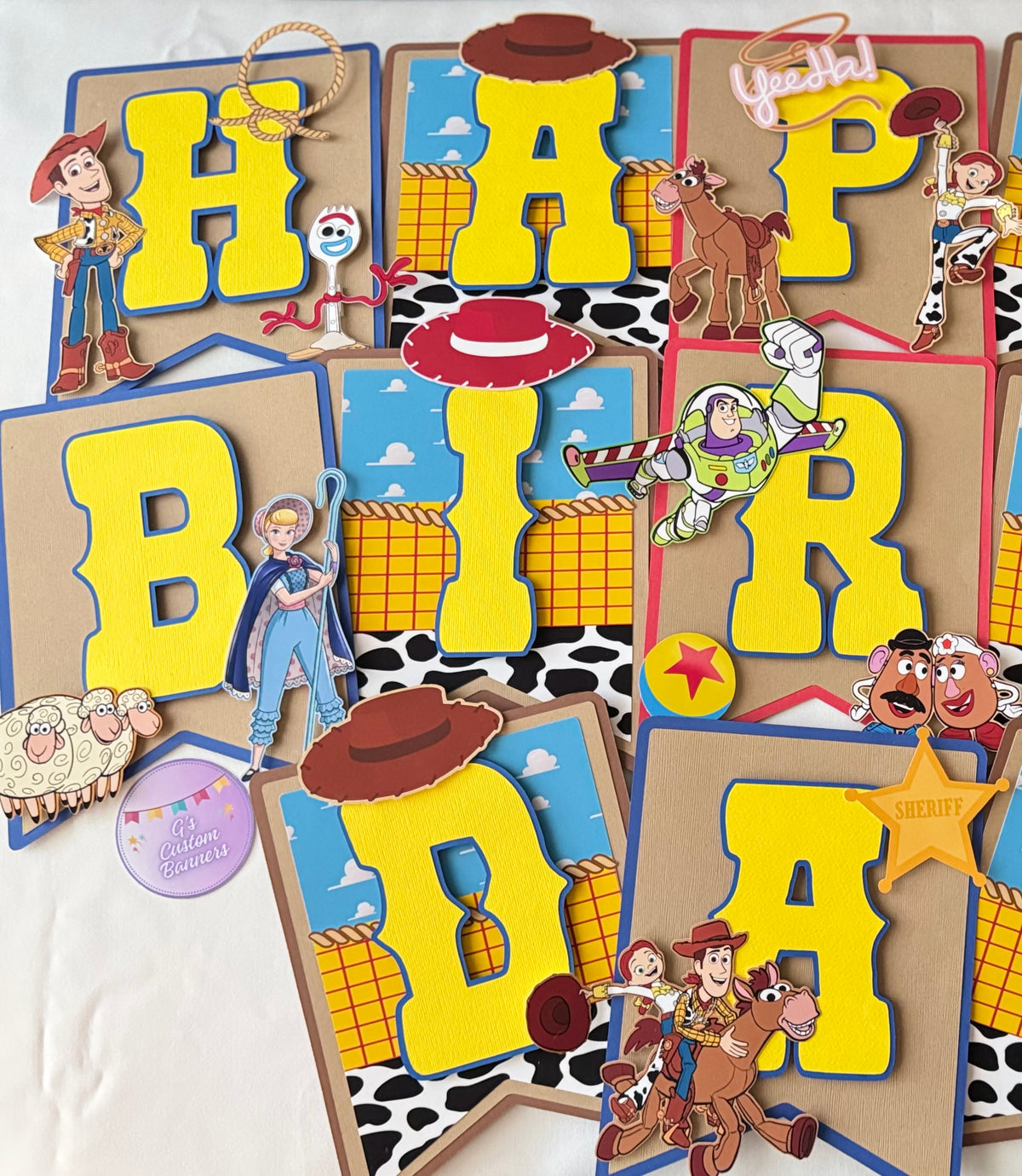 Toys Happy Birthday Banner