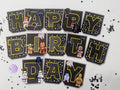 Space Brick Wars Happy Birthday Banner