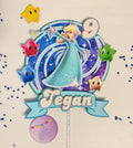 Teal Princess Video Game Cake Topper