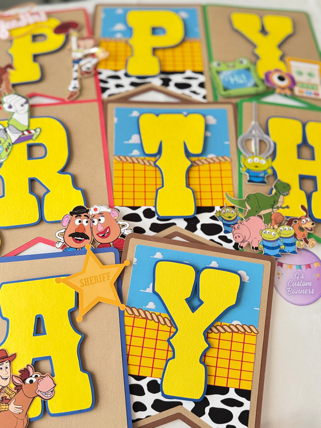 Toys Happy Birthday Banner